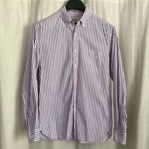J Crew Striped Button Down Shirt